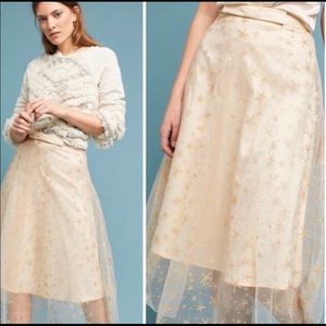 Eva Franco Blush Tulle Starry Skirt